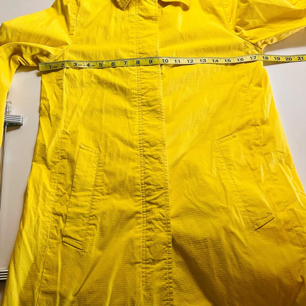 Theory Longline Button Up Jacket Size M Medium Ye… - image 5